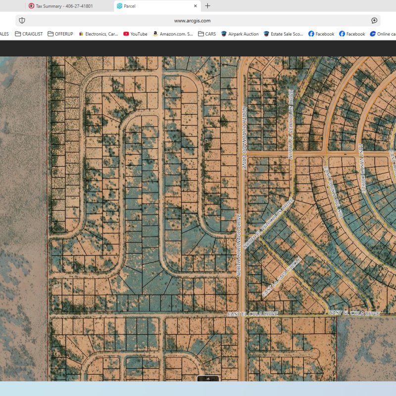 Parcel #8 = 406-27-41801 Cochise County, AZ 85603 -  COCHISE COLLEGE PARK UNIT 9 LOT 2504 = .39 AC