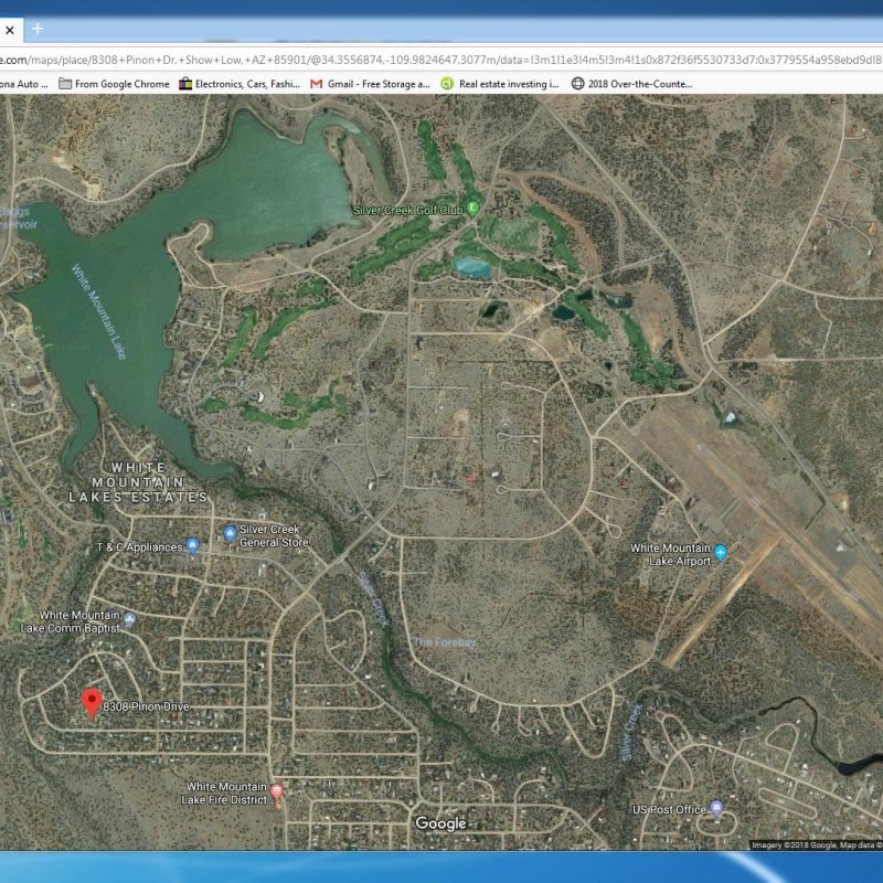 City lot in White Mountain Lake, Show Low AZ 85901