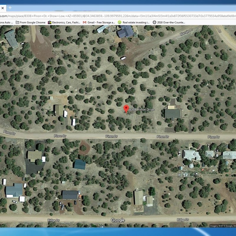 City lot in White Mountain Lake, Show Low AZ 85901